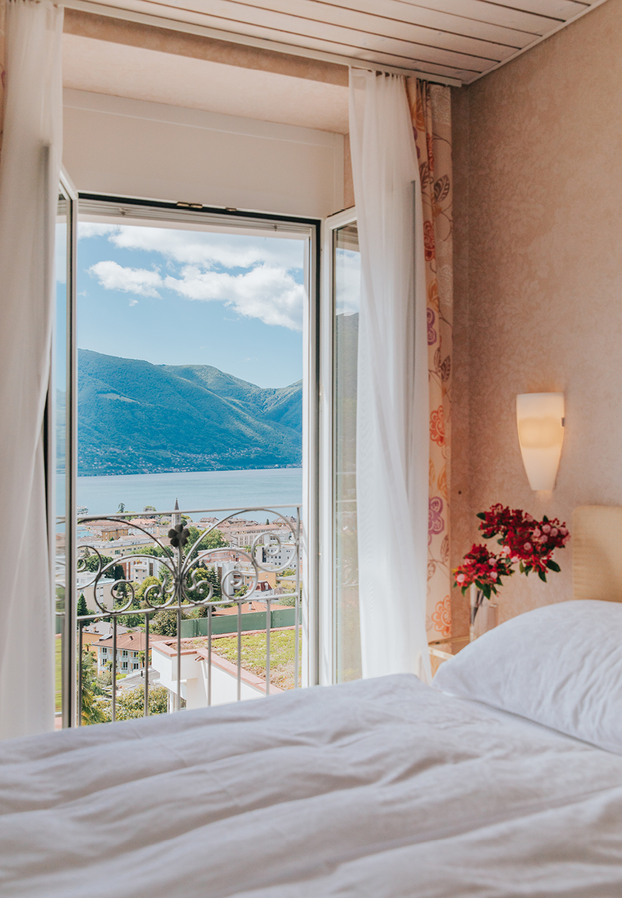 Hotel Tobler Ascona camera doppia panorama comfort vista lago privacy